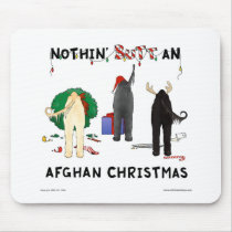 Nothin' Butt An Afghan Christmas mousepads by NothinButtDogs Nothin' Butt An Afghan Christmas mousepads