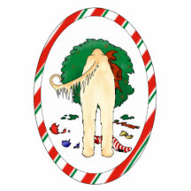 Nothin' Butt An Afghan Christmas Ornament Photo Cutout