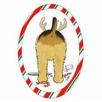 Nothin' Butt An Airedale Christmas Ornament photo sculptures