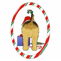 Nothin' Butt An Airedale Christmas Ornament photo sculptures