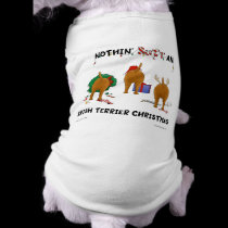 Nothin' Butt An Irish Terrier Christmas pet clothing