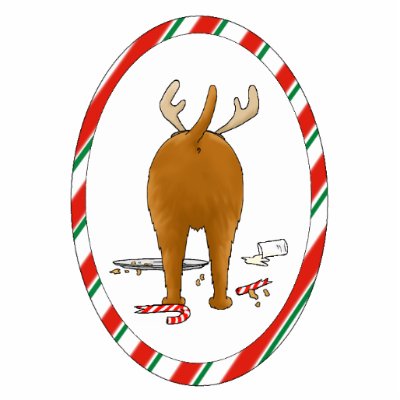 Nothin' Butt An Irish Terrier Christmas Ornament Photo Cutout by NothinButtDogs