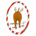 Nothin' Butt An Irish Terrier Christmas Ornament photo sculptures