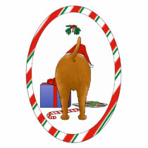 Nothin' Butt An Irish Terrier Christmas Ornament photo sculptures