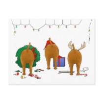 Nothin' Butt An Irish Terrier Christmas postcards