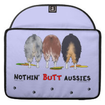 Nothin' Butt Aussies Sleeves For MacBooks