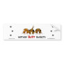 Nothin' Butt Bassets Bumper Stickers