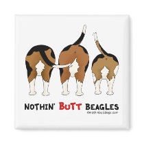 Nothin' Butt Beagles Magnets