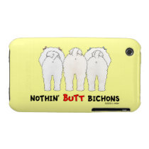 Nothin' Butt Bichons Iphone 3 Case-mate Cases
