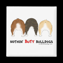 Nothin' Butt Bulldogs magnets