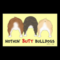 Nothin' Butt Bulldogs stickers