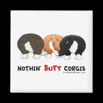 Nothin' Butt Corgis magnets