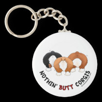 Nothin' Butt Corgis keychains