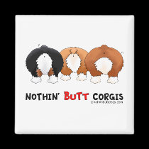 Nothin' Butt Corgis magnets