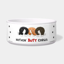Nothin' Butt Corgis pet bowls