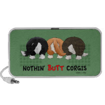 Nothin' Butt Corgis Portable Speaker speakers