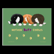 Nothin' Butt Corgis PostCards postcards