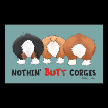 Nothin' Butt Corgis stickers