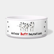 Nothin' Butt Dalmatians pet bowls