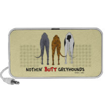 Nothin' Butt Greyhounds Portable Speaker speakers