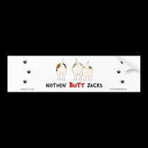 Nothin' Butt Jack Russells Bumper Sticker bumper stickers