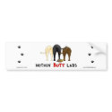 Nothin' Butt Labs Bumper Sticker bumper stickers