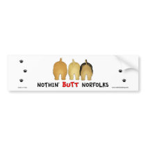 Nothin' Butt Norfolks Bumper Stickers