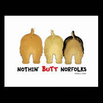 Nothin' Butt Norfolks postcards