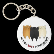 Nothin' Butt Pomeranians keychains