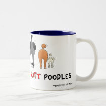 Nothin' Butt Poodles Mug mugs