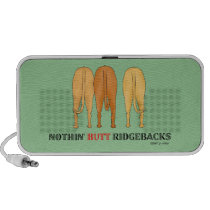 Nothin' Butt Ridgebacks Portable Speaker speakers
