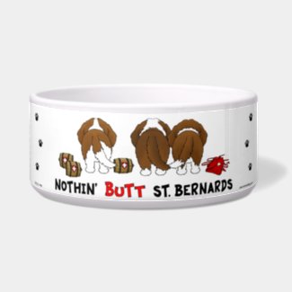 Nothin' Butt St. Bernards petbowl