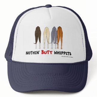 Nothin' Butt Whippets zazzle_hat