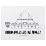 Nothing But A Statistical Anomaly (Stats Humor) Full Color Flyer