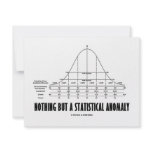 Nothing But A Statistical Anomaly (Stats Humor) Custom Invitations