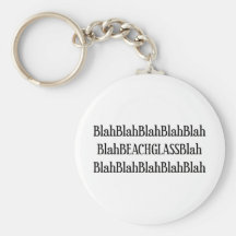 Nothing But Beach Glass Key Chain