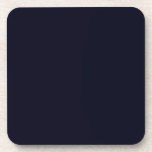 Nothing But Color - Everything Black - Blue Black cork coasters