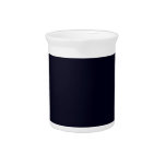 Nothing But Color - Everything Black - Blue Black pitchers