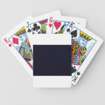 Nothing But Color - Everything Black - Blue Black playing cards