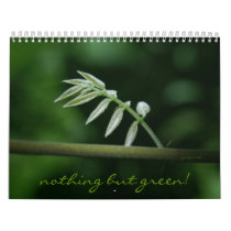 nothing but green! calendars