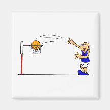 Nothing but net fridge magnet