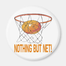 Nothing But Net Fridge Magnet