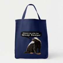 Nothing Can Stop the Honey Badger! (He speaks) Canvas Bag