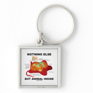 Nothing Else But Animal Inside (Eukaryotic Cell) Keychain