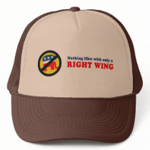 Nothing flies with only a right wing mesh hats