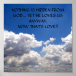 NOTHING IS HIDDEN FROM ...RELIGIOUS POSTERS posters