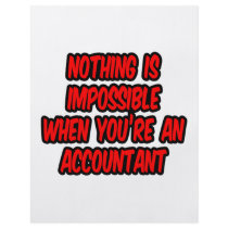 Nothing Is Impossible...Accountant Flyer Design