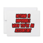 Nothing Is Impossible...Accountant Announcements