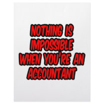 Nothing Is Impossible...Accountant Letterhead Template
