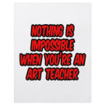 Nothing Is Impossible...Art Teacher Custom Flyer